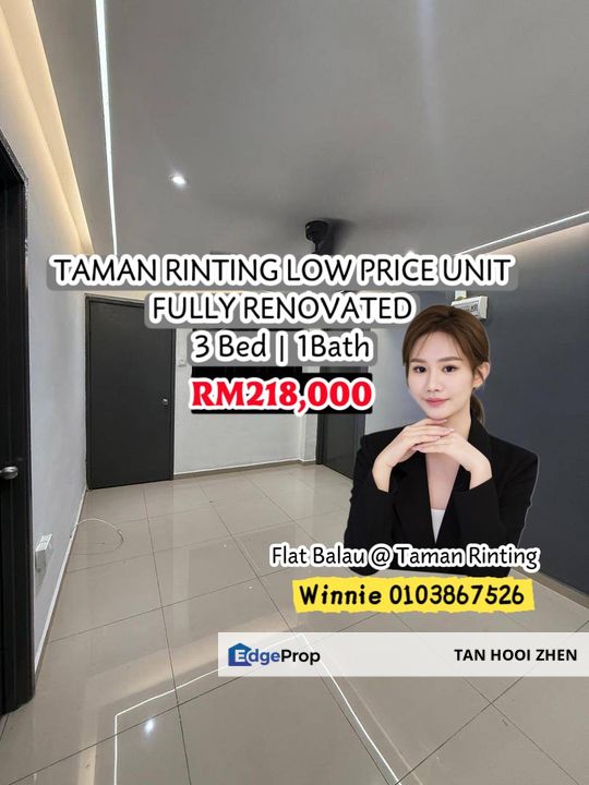 flat balau @taman Rinting For Sale, Johor, Masai