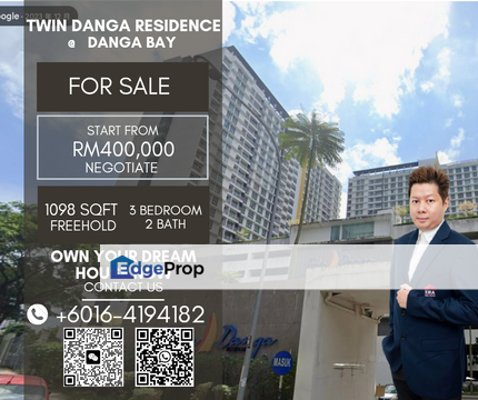 Twin Danga Residence - Investment or Ideal for Own Stay, Johor, Johor Bahru