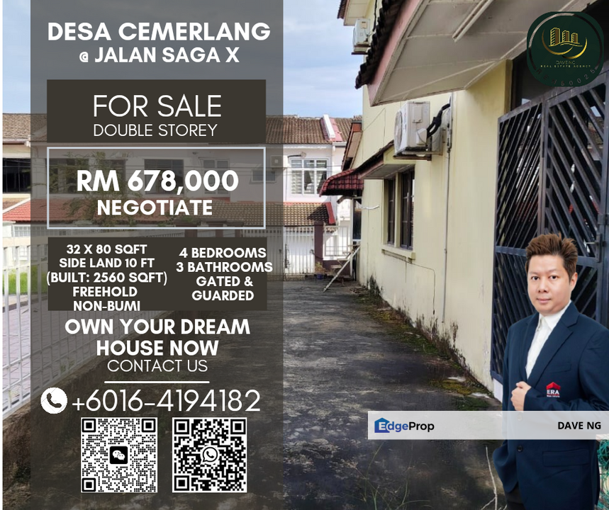 DESA CEMERLANG JALAN SAGA, Johor, Ulu Tiram