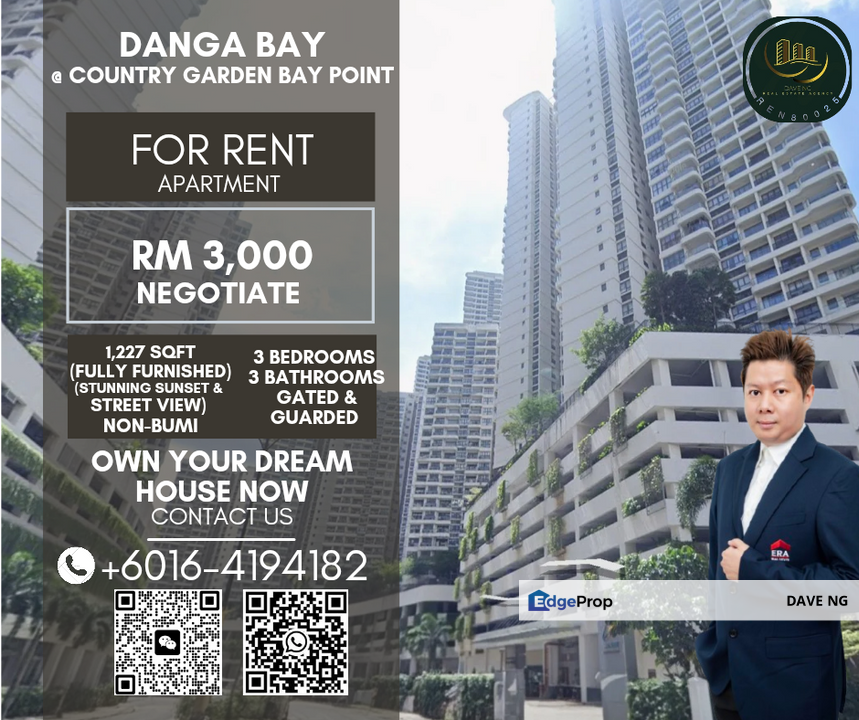 DANGA BAY  Country Garden Bay Point, Johor, Johor Bahru