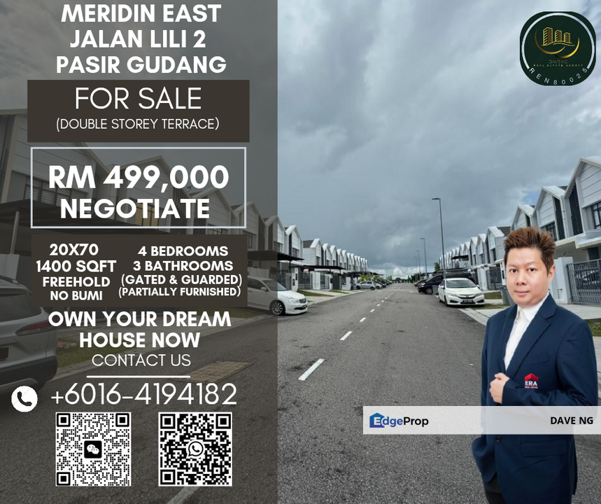 Meridin East, Pasir Gudang Jalan Lili 2, Johor, Pasir Gudang