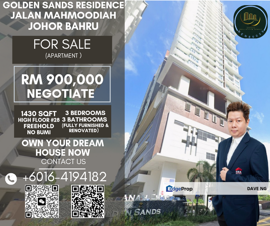 JOHOR BAHRU Golden Sands Seaview, Johor, Johor Bahru