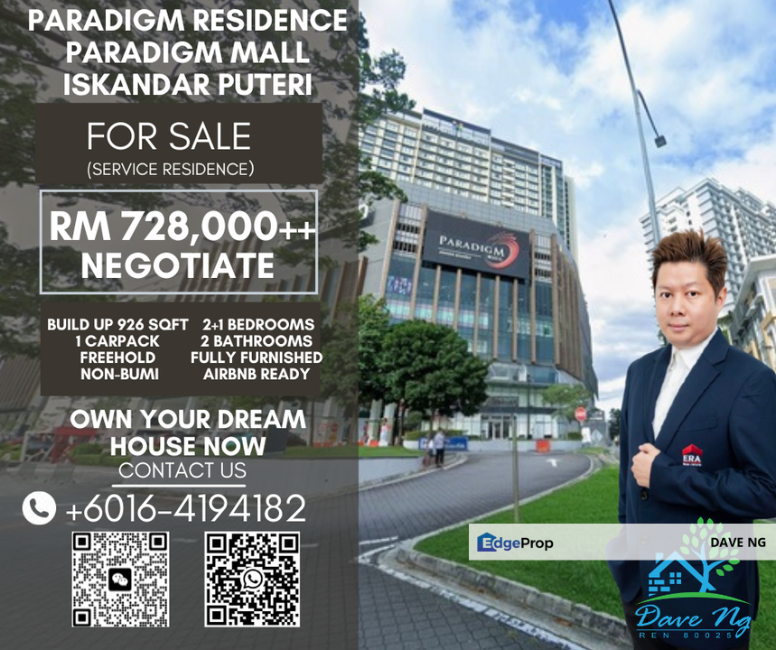 Paradigm Residence Paradigm Mall, Johor, Skudai