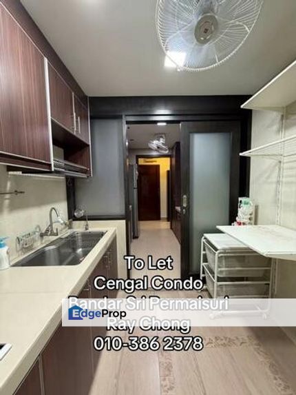Cengal Condominium, Bandar Sri Permaisuri, Cheras Kuala Lumpur (walking distant to LRT Station), Kuala Lumpur, 