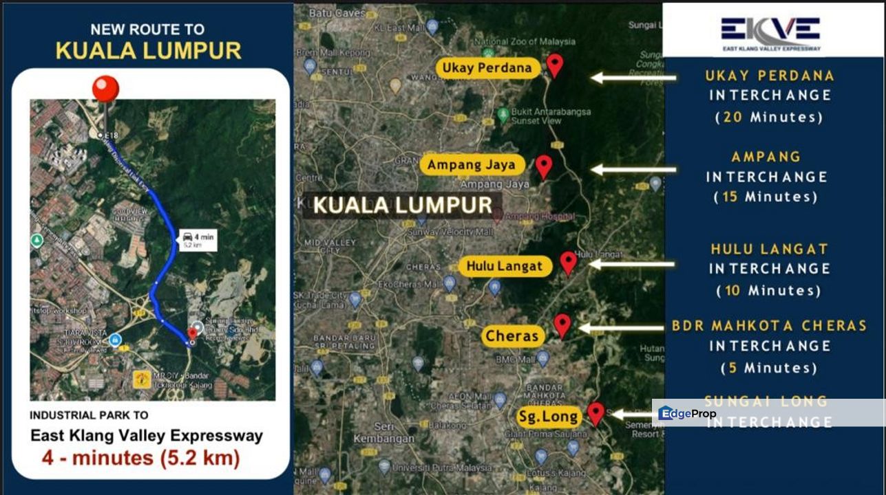 tiara industrial 7@ kajang+Freehol biggger warehouse space +Ai freehold new factory+, Selangor, Kajang