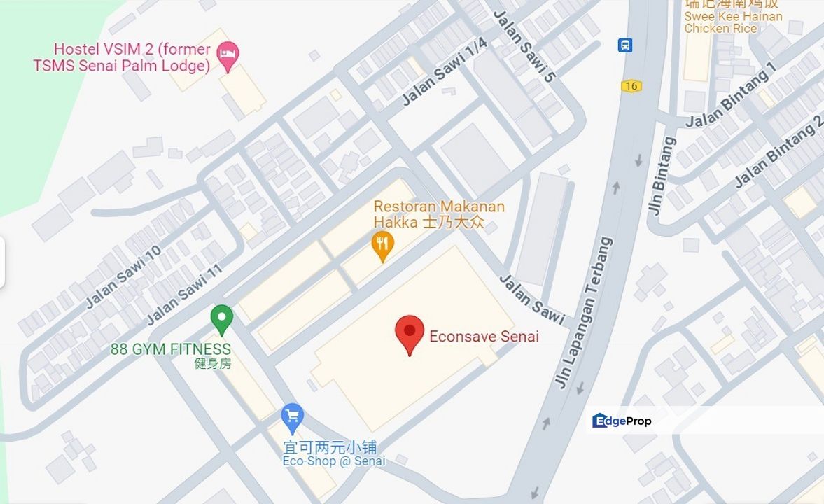 Senai Jalan Bintang Utama 5 near Econsave Commercial Land For Sale, Johor, Kulai