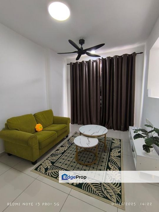 Seri Alam Midas 2bed 2bath fully furnished for sale, Johor, Pasir Gudang