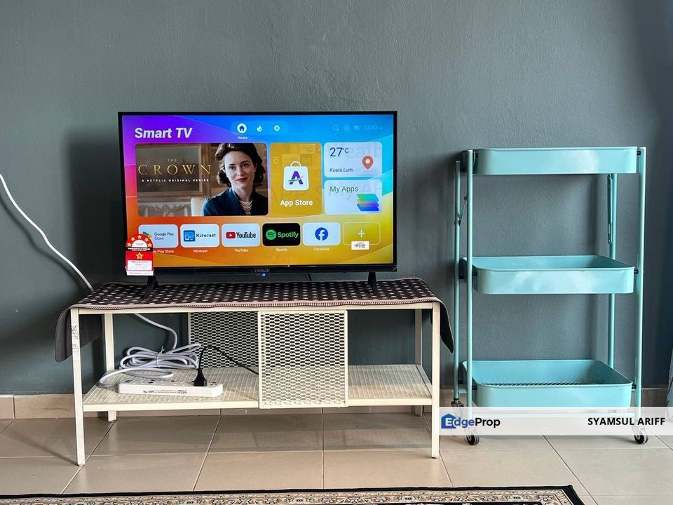 Bilik penuh dengan kelengkapan rumah Apartment Swee Lee Mentakab, Pahang, Mentakab