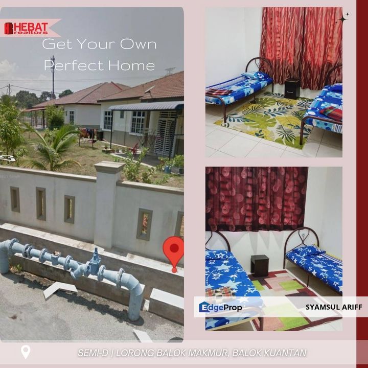 Rumah Bawah Market Value Balok Makmur Kuantan, Pahang, Kuantan