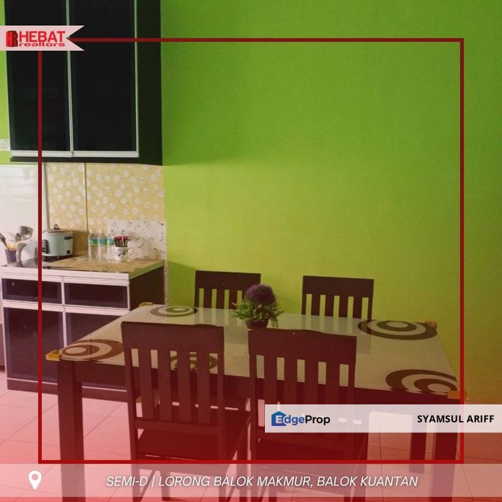 Rumah Bawah Market Value Balok Makmur Kuantan, Pahang, Kuantan