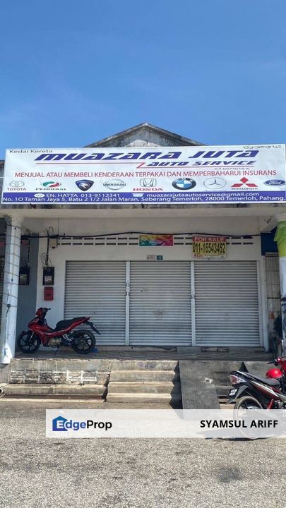 Kedai dekat hospital temerloh untuk jual, Pahang, Temerloh