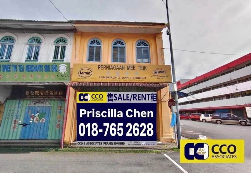 [For Sale]Ipoh Town Double Storey Endlot Shop 