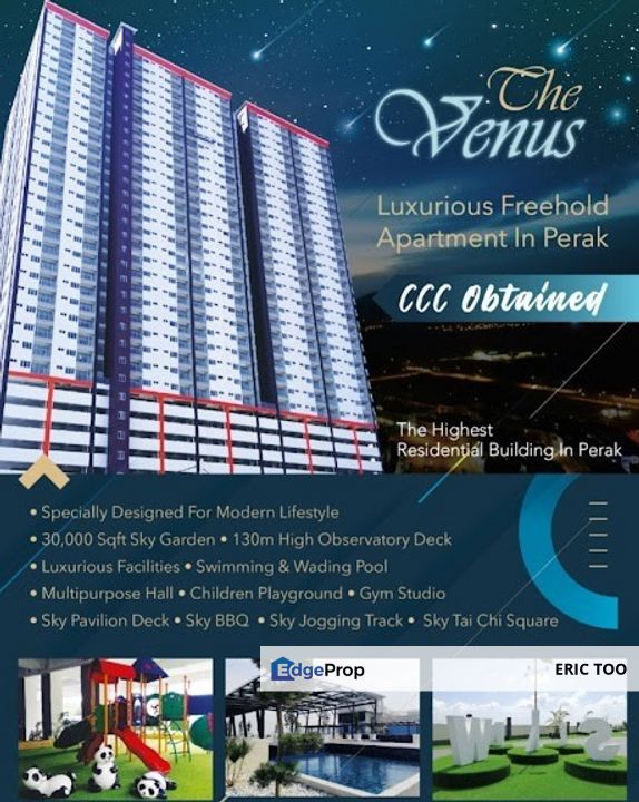The Venus Apartment For Rent,Sitiawan, Perak, Sitiawan