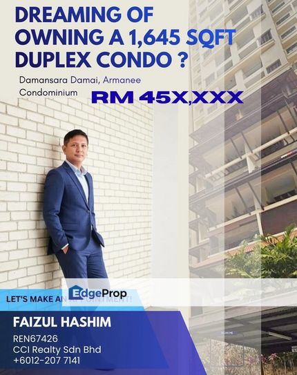 Armanee Condominium, Damansara Damai, Duplex Facing Open Green Space, Selangor, Damansara Damai