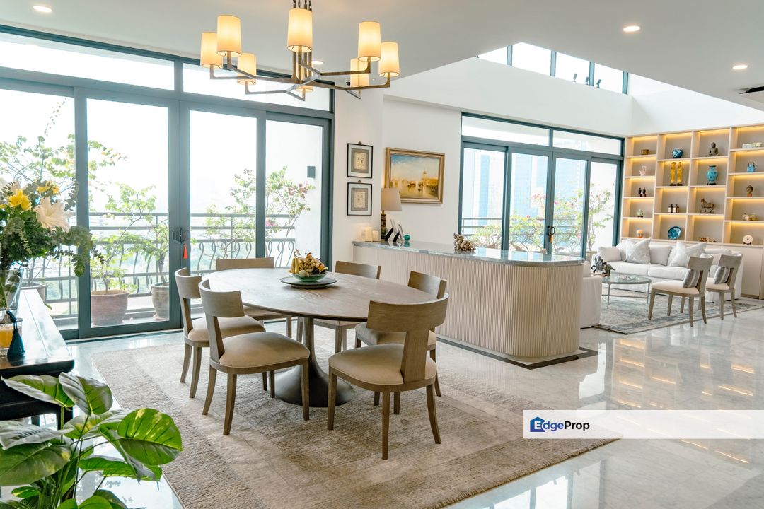 Antah Tower, Dutamas, Kuala Lumpur -Stunning Renovated Duplex Penthouse facing city views and comes with 3 car parks, Kuala Lumpur, Dutamas