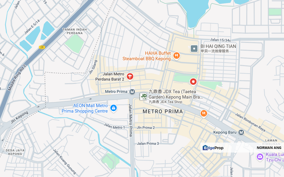 Kepong Metro Perdana 2 Ground Floor Shop, Kuala Lumpur, Kepong
