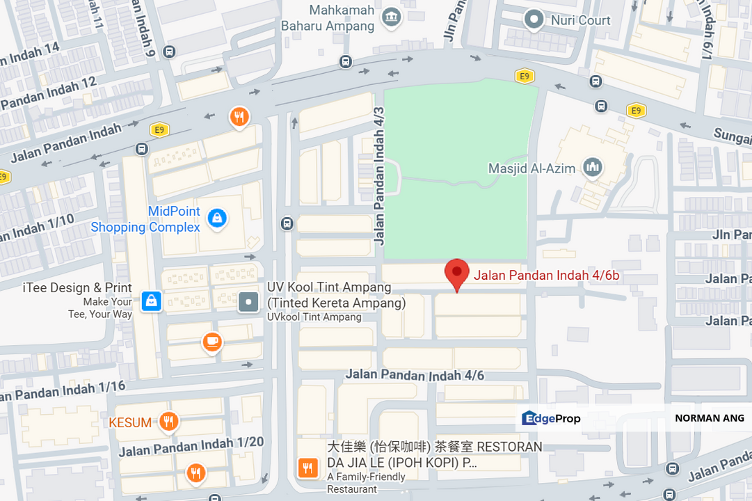 Pandan indah Shop for rent, Selangor, Ampang