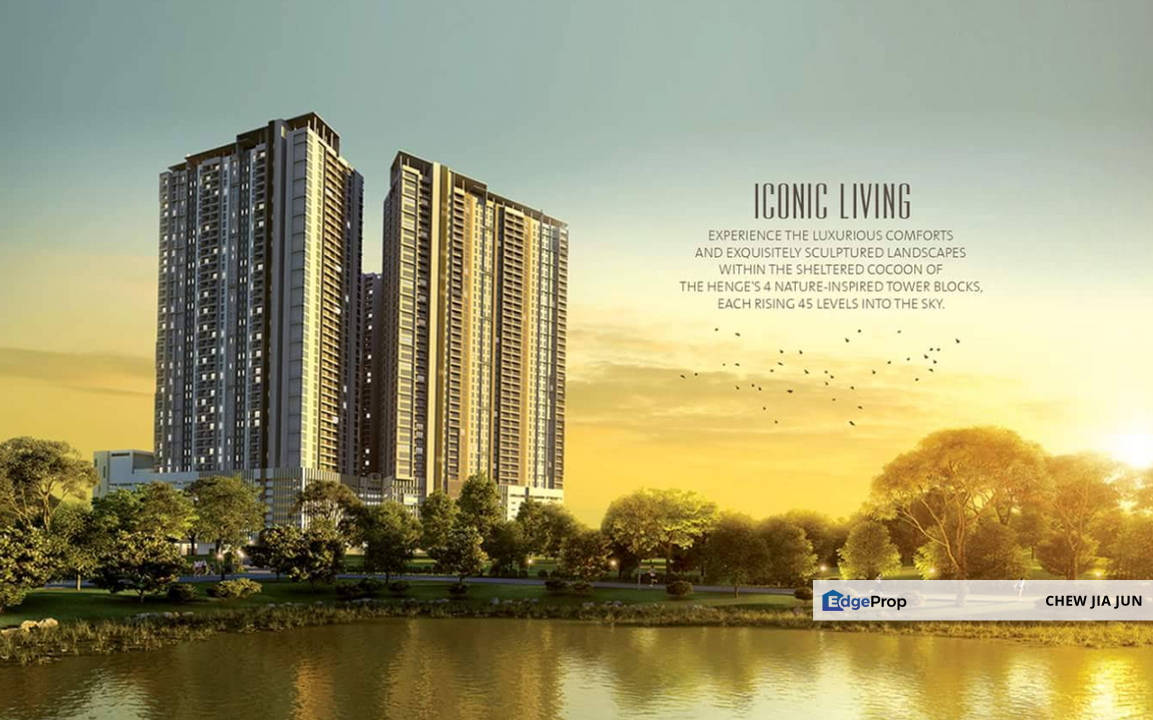 1098 sqft 3 Room @ The Henge Kepong (Residensi Henge), Kuala Lumpur, Kuala Lumpur, Kepong