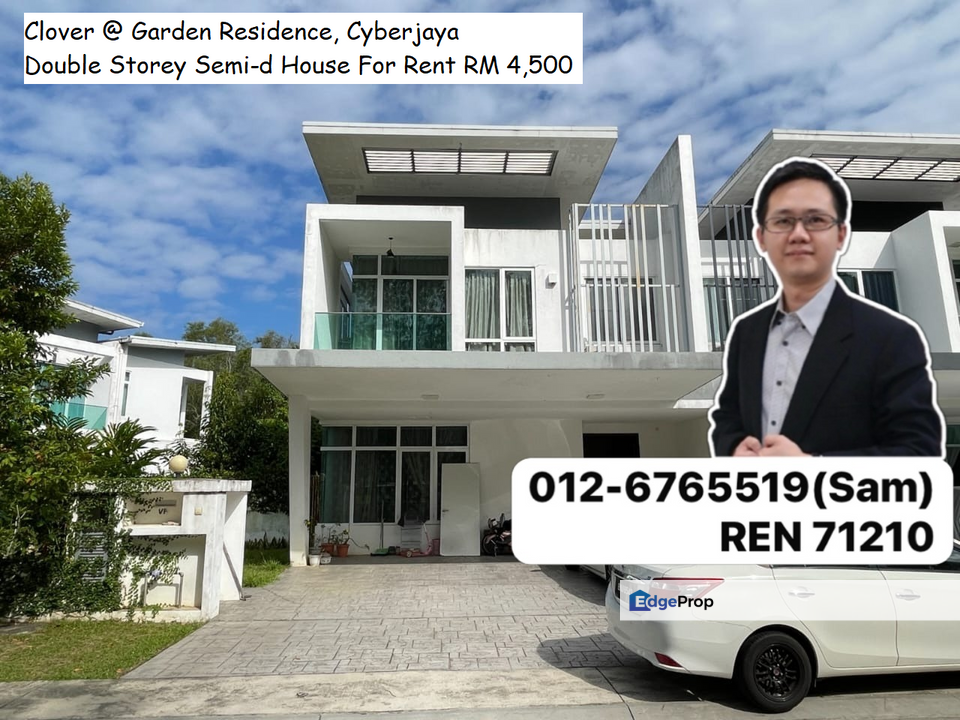 Clover Garden Residence cyberjaya Double Storey Semi-D House For Rent Bear Unit, Selangor, Cyberjaya