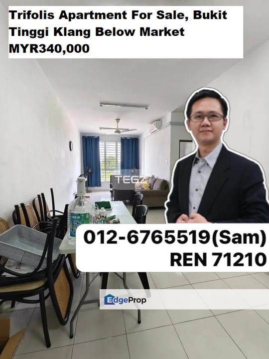 Bukit Tinggi Klang Trifolis Apartment For Sale Below Market !!!, Selangor, Klang