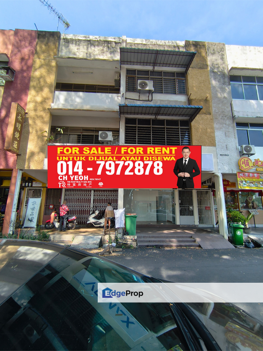 Jelutong 2 adjoining 3 storey shop lot for Sales (Penang), Penang, Jelutong