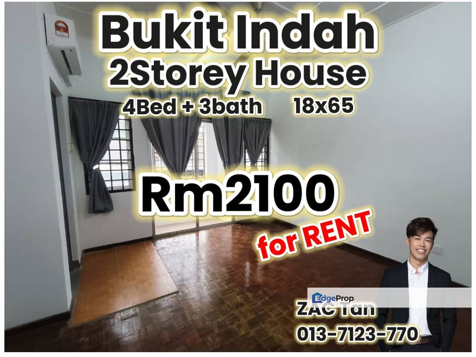 Bukit Indah 2Storey House for RENT‼️, Johor, Bukit Indah