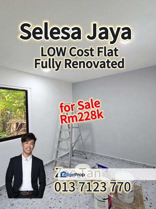 Selesa Jaya LOW cost Flat for Sale‼️, Johor, Skudai