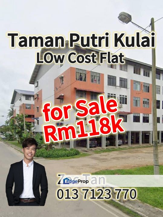 Putri Kulai LOW Cost FLAT for Sale‼️, Johor, Kulai
