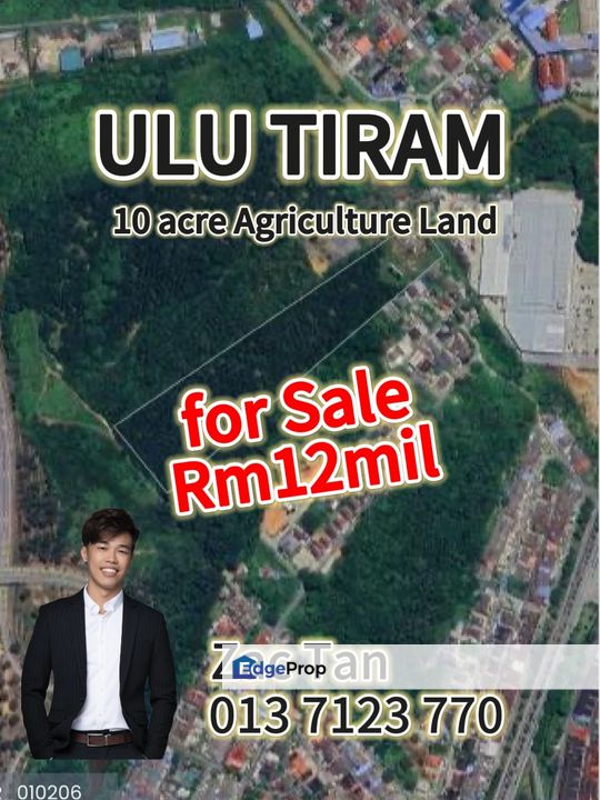 Ulu Tiram Agriculture Land for Sale 10acre‼️, Johor, Johor Bahru
