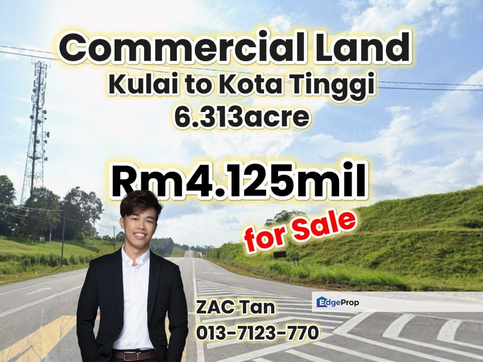 Commercial Land Jalan Kulai to Kota Tinggi for Sale‼️, Johor, Kota Tinggi