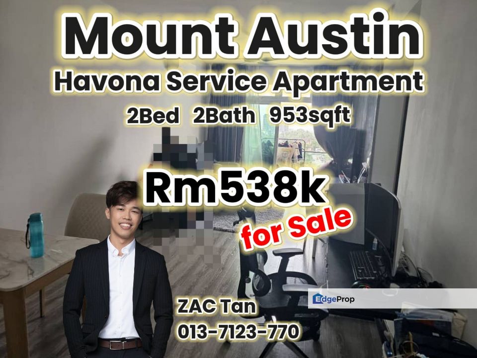 Havona Apartment for Sale Austin Height‼️, Johor, Johor Bahru