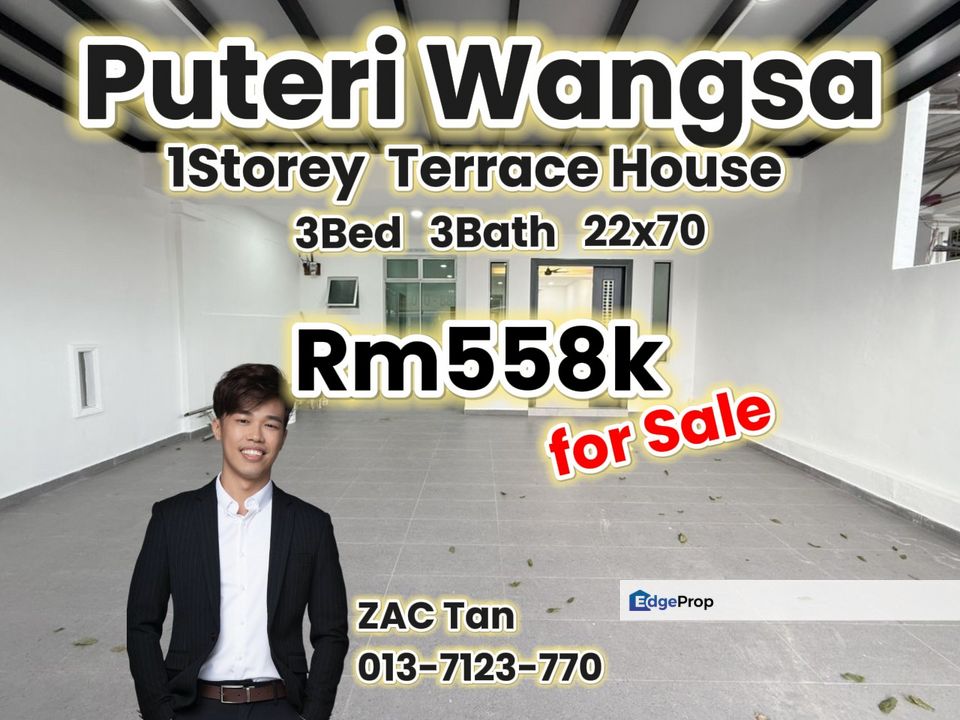 Puteri Wangsa 1Storey House for Sale‼️, Johor, Ulu Tiram