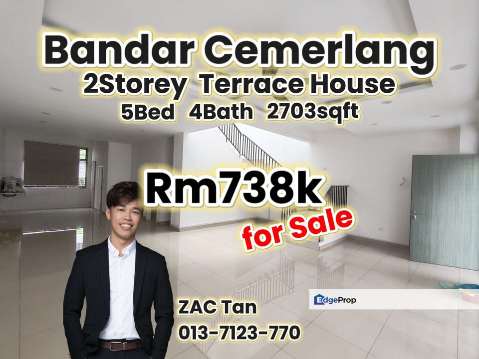 Bandar Cemerlang 2Storey House for Sale‼️, Johor, Ulu Tiram