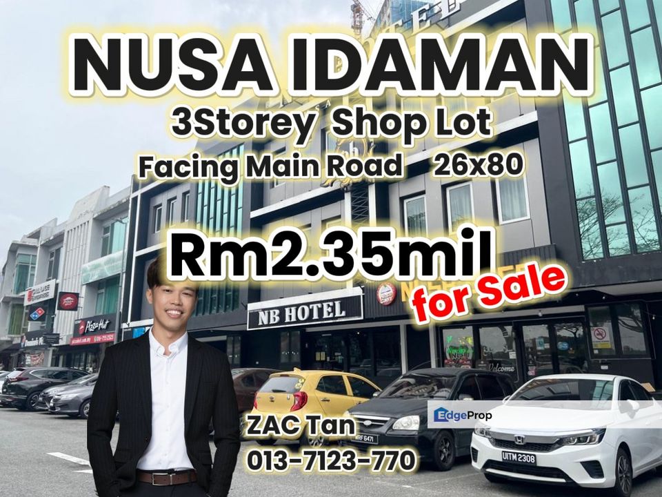Nusa Idaman 3storey Shol Lot for Sale‼️, Johor, 