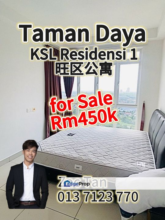 KSL Residensi 1 Daya Apartment for Sale‼️, Johor, Johor Bahru