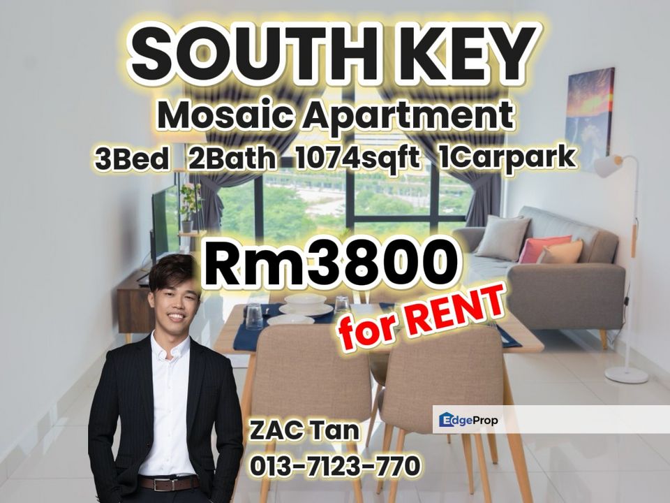 SouthKey Mosaic Apartment for Sale‼️, Johor, Johor Bahru
