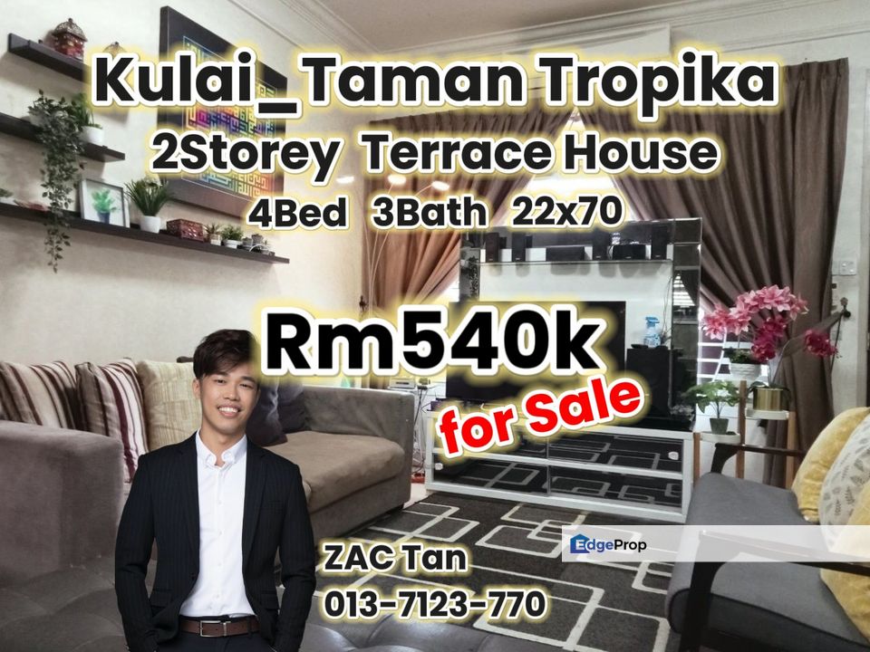 Kulai Taman Tropika 2Storey House for Sale‼️, Johor, Kulai