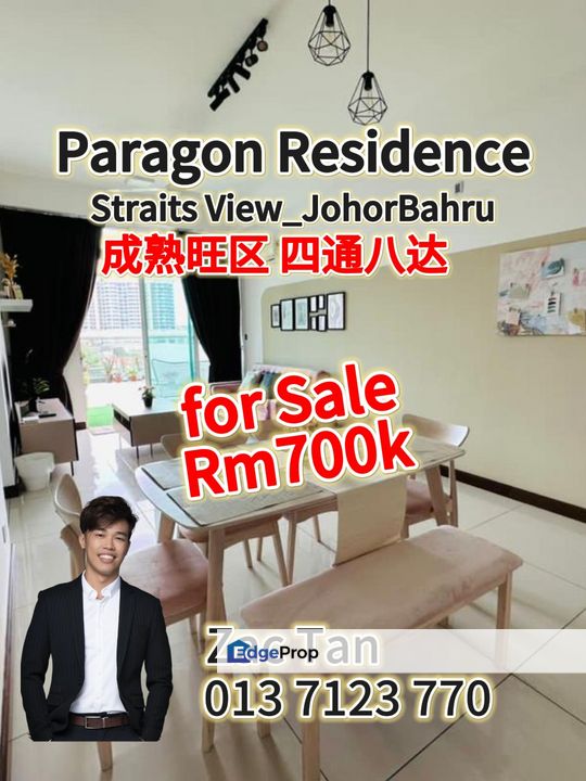 Paragon Residence JB Apartment for sale‼️, Johor, Johor Bahru