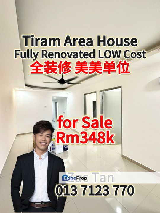 Tiram Area Renovated 1Storey LOW Cost House for Sale‼️, Johor, Ulu Tiram