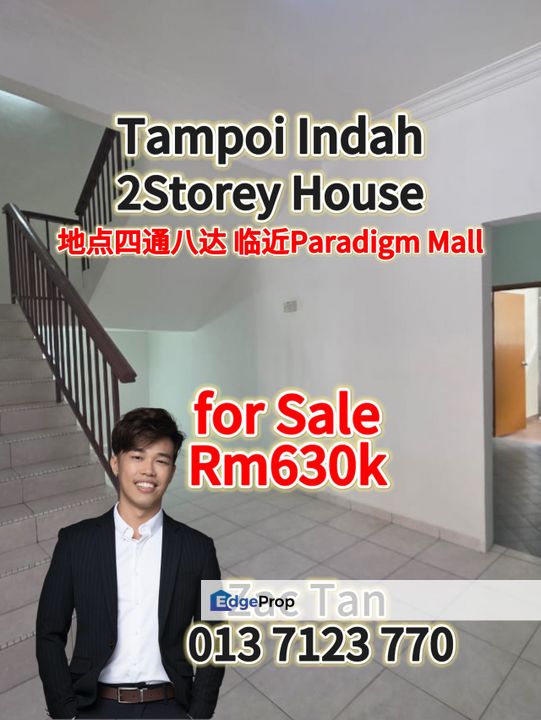 Tampoi Indah 2Storey House for Sale‼️, Johor, Tampoi