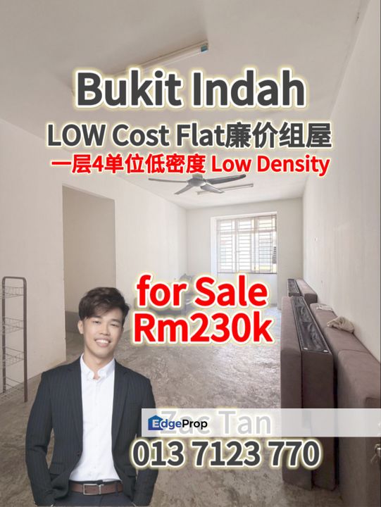 Bukit Indah Low Cost Flat for Sale‼️, Johor, 
