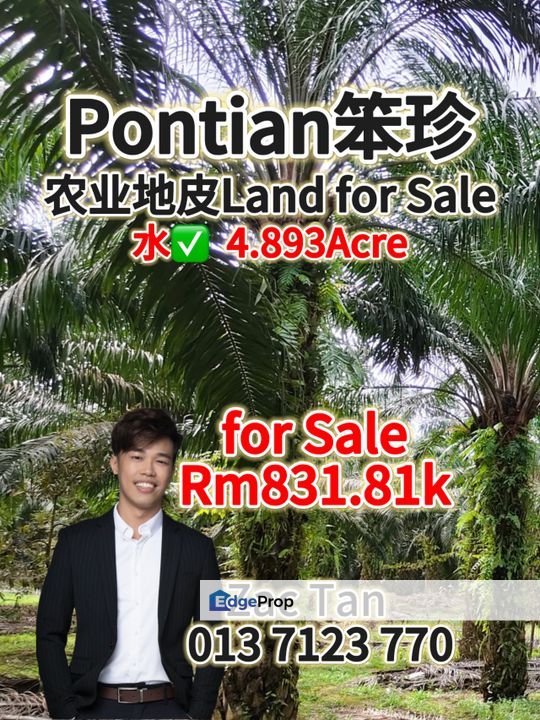 Pontian Agriculture Land for Sale‼️, Johor, Pontian
