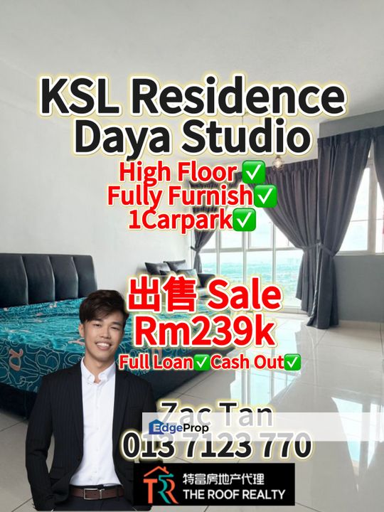 KSL Residence Daya Studio for Sale‼️, Johor, Johor Bahru