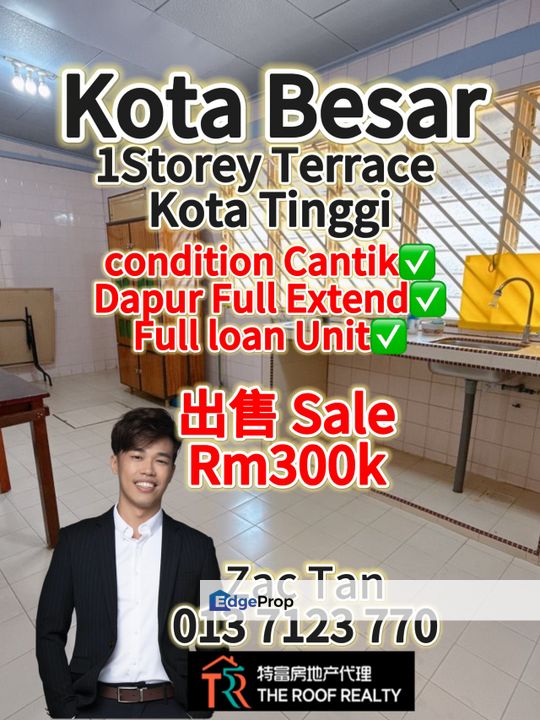 Kota tinggi Kota Besar 1Storey House for Sale‼️, Johor, Kota Tinggi