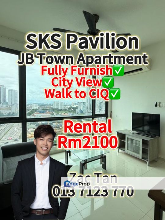 Sks Pavilion Apartment for Rent‼️, Johor, Johor Bahru
