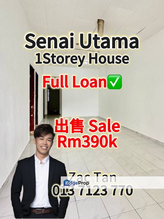 Senai Utama 1Storey House for Sale‼️, Johor, Senai
