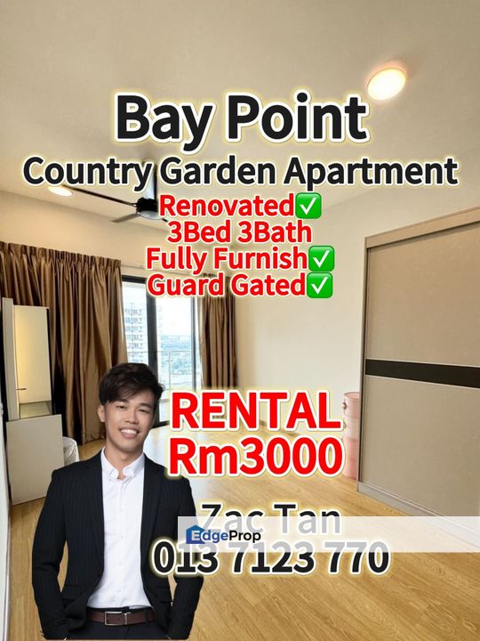Baypoint Country Garden Apartment for RENT‼️, Johor, Johor Bahru