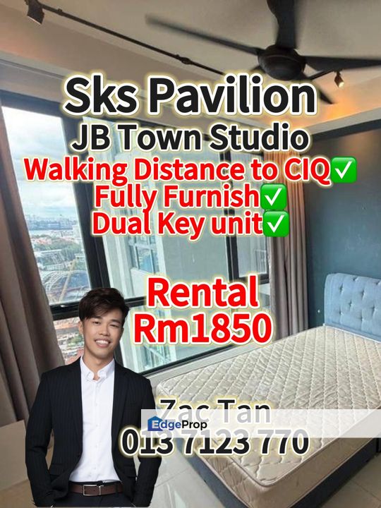 SKS Pavilion JB Studio For RENT‼️, Johor, Johor Bahru