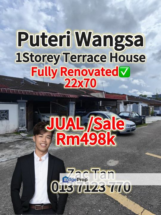 Puteri Wangsa 1Storey House for Sale‼️, Johor, Ulu Tiram