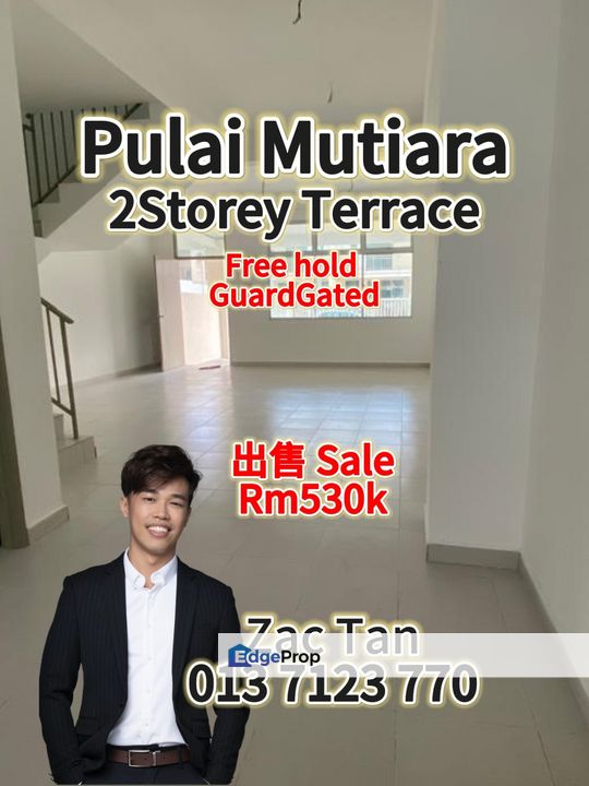 Pulai Mutiara 2Storey Terrace For sale ‼️, Johor, Kangkar Pulai